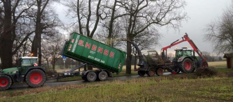 Referenzen - Holzhäckselarbeiten