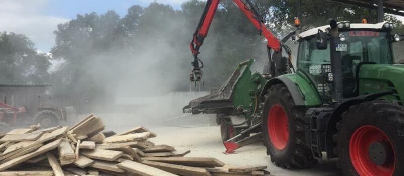 Referenzen - Holzhäckselarbeiten