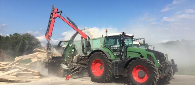 Referenzen - Holzhäckselarbeiten