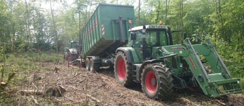 Referenzen - Holzhäckselarbeiten