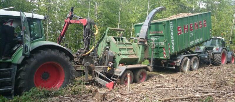 Referenzen - Holzhäckselarbeiten